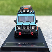 Load image into Gallery viewer, Master 1:64 Blue Gulf Defender Van Camper Sport Model Diecast Metal Car