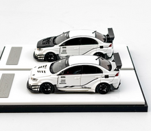 Load image into Gallery viewer, 404Error 1:64 White Lancer EVO X Varis Sports Model Diecast Resin Car New Collection