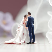 Load image into Gallery viewer, 1:64 Painted Figure Model Miniature Resin Diorama Wedding Couple Bride Groom Toy