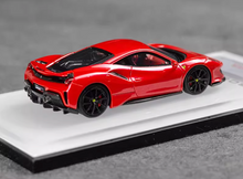 Load image into Gallery viewer, RW 1:64 Red 488 Pista Hard Top Super Racing Sports Model Diecast Resin Car New Collection