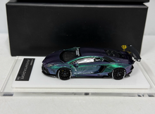 Load image into Gallery viewer, Onemodel 1:64 Purple Green LP700 Aventador LB Sports Model Diecast Resin Car