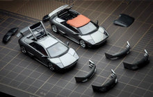 Load image into Gallery viewer, PK 1:64 Grey Murcielago LP640 Coupe Sports Open Model Diecast Metal Car New Collection