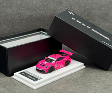 Load image into Gallery viewer, LMLF 1:64 Pink #80 911 992 GT3 RS Racing Sport Model Diecast Metal Car New Collection