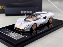 Load image into Gallery viewer, Mirage 1:64 White P72 Racing Sports Model Diecast Metal Car New Collection