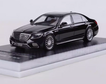 Load image into Gallery viewer, MJ 1:64 Black S65 Sedan Sports Model Diecast Metal Car BN