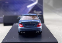 Load image into Gallery viewer, King 1:64 Blue C63 AMG W204 Sedan Sports Model Diecast Metal Car New Collection