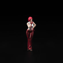 Load image into Gallery viewer, 1:64 Painted Figure Model Miniature Resin Diorama Sand Red Hair Beauty Lady Toy New