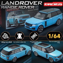 Load image into Gallery viewer, Enchery 1:64 Blue Range Rover Luxury SUV Sports Model Diecast Metal Car New Collection