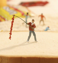 Load image into Gallery viewer, 1:64 Painted Figure Model Miniature Resin Diorama Toy Snowball Fight Firecracker