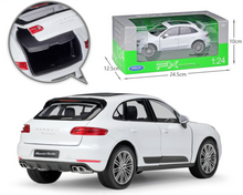Load image into Gallery viewer, WELLY 1:24 Macan Turbo City SUV Sports Model Diecast Metal Car Display