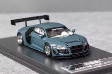 Load image into Gallery viewer, LMF 1:64 Gray R8 LMS Ultra Racing Sports Model Diecast Metal Car New Collection