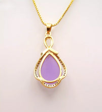 Load image into Gallery viewer, Nature Jade Fortune Drop Pendant Necklace Gift Jewelry charm Blessing Lucky New