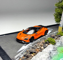 Load image into Gallery viewer, CM 1:64 Orange 765LT Racing Sports Model Diecast Metal Car New Collection