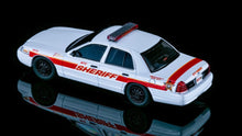 Load image into Gallery viewer, Rollin 1:64 HEC White NYCSO CV CROWN VICTORIA Model Diecast Metal Car New Collection