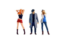 Load image into Gallery viewer, 1:64 Painted Figure Model Miniature Resin Diorama Sand Mini Skirt Lady Beard Man New