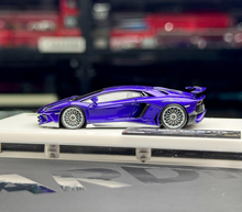 Load image into Gallery viewer, Tardis 1:64 Purple Aventador LP750-4 SV Sports Model Diecast Resin Car New Collection