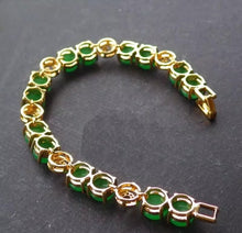 Load image into Gallery viewer, Nature Jade Beaded Bracelet Jewelry Blessing Lucky Fortune Gift For Her Green bb