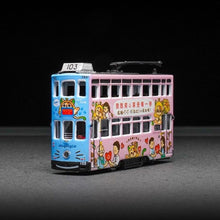 Load image into Gallery viewer, TINY 1:120 Hongkong Ding Ding City Tram Bus Double Decker Model Toy Metal Car
