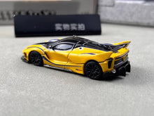Load image into Gallery viewer, LT 1:64 Yellow FXX-K EVO Racing Sports Model Diecast Metal Car New Collection
