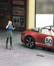 Load image into Gallery viewer, 1:64 Painted Figure Mini Model Miniature Resin Diorama Sand Uniform Girl Lady New