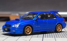 Load image into Gallery viewer, 1:64 Furuya Blue Impreza WRX STI VIII 8 Wagon Sport Model Diecast Metal Car