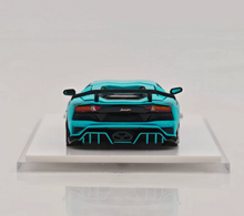 Load image into Gallery viewer, RW 1:64 HEC Blue Aventador S Racing Sports Model Diecast Metal Car New Collection