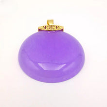 Load image into Gallery viewer, Nature Jade Peace Round Pendant Necklace Gift Jewelry charm Blessing Lucky new c
