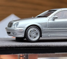 Load image into Gallery viewer, 1:64 STA Silver CLK W208 Coupe Sports Model Diecast Resin Car New Collection