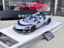Load image into Gallery viewer, HKM 1:64 Gray Mansory F9xx Convertible Sports Model Diecast Metal Car New Collection