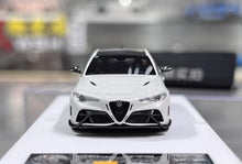 Load image into Gallery viewer, 1:64 CL White Romeo Giulia GTAm Sports Model Diecast Resin Car New Collection
