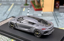 Load image into Gallery viewer, HKM 1:64 Gray Gemera Super Racing Sports Model Diecast Metal Car