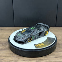 Load image into Gallery viewer, PGM 1:64 Matte Black LP700 GT EVO Round Open Model Diecast Metal Car Box New Collection