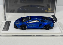 Load image into Gallery viewer, Onemodel 1:64 Plating Blue LP700 Aventador LB Sports Model Diecast Resin Car