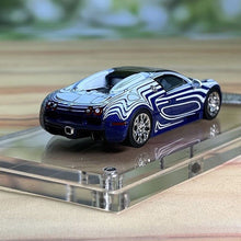 Load image into Gallery viewer, Mortal 1:64 Blue White Veyron SS Racing Sports Model Diecast Metal Car New Collection