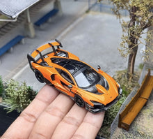 Load image into Gallery viewer, CM 1:64 Orange Senna GTR Racing Sports Model Diecast Metal Car New Collection
