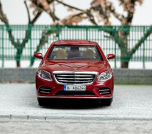 Load image into Gallery viewer, Master 1:64 Red S450 W222 Sedan Sports Model Diecast Metal Car New Collection