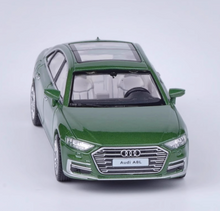 Load image into Gallery viewer, JKM 1:64 Green 2021 A8L Luxury Sedan Sports Model Diecast Metal Car New