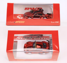 Load image into Gallery viewer, FS 1:64 Fast Speed Red RWB 993 GT Racing Sports Model Diecast Metal Car New Collection