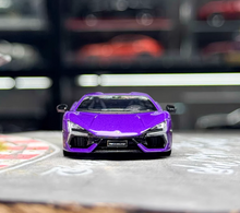 Load image into Gallery viewer, LCD 1:64 Purple Reveulto Racing Sports Model Diecast Metal Car New Collection