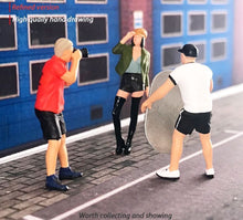 Load image into Gallery viewer, 1:64 Painted Figure Mini Model Miniature Resin Diorama Street Shooting Model