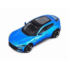 Load image into Gallery viewer, Bburago 1:64 Blue FUV Purosangue Sports Model Diecast Metal Car New Collection