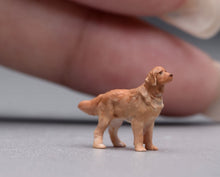 Load image into Gallery viewer, 1:64 Painted Figure Model Miniature Resin Sand Pet Dog Golden Retriever Lovely