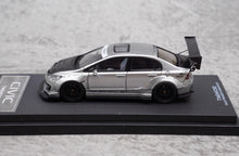 Load image into Gallery viewer, TM 1:64 JDM Silver Civic Type R FD2 Widebody Sport Model Diecast Metal Car