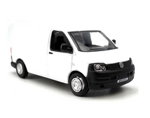 Load image into Gallery viewer, 1:76 White VW T5 Delivery Mini Van Transporter Model Diecast Metal Car New Collection