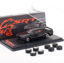 Load image into Gallery viewer, FW 1:64 Black Demon SRT Challenger Muscle Sports Model Diecast Metal Car New Collection