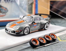 Load image into Gallery viewer, FS 1:64 Silver Gulf RWB 993 GT Racing Sports Model Diecast Metal Car New Collection