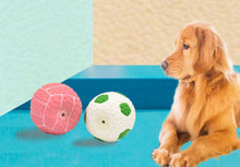 Load image into Gallery viewer, 2PC Set Rubber Ball Dog Squeaky Toys Chew Puppy Durable Pet Breeds Play Fetch