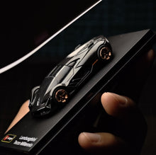 Load image into Gallery viewer, Bburago 1:64 Black Terzo Millennio Sports Model Diecast Metal Car New Collection