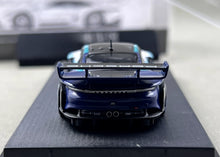 Load image into Gallery viewer, HKM 1:64 Blue White 911 GT3 R 992 Rennsport Sport Model Diecast Metal Car New Collection
