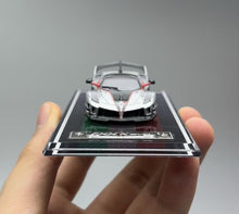 Load image into Gallery viewer, U2 1:64 Silver FXX-K EVO #22 Super Racing Sports Model Diecast Resin Car New Collection